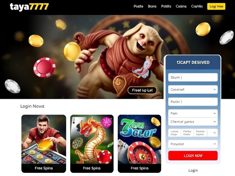 Welcome to Taya777 Login, the official site for accessing exclusive online gambling games. Discover secure logins, latest promotions, and top-rated casino experiences at taya777.com.