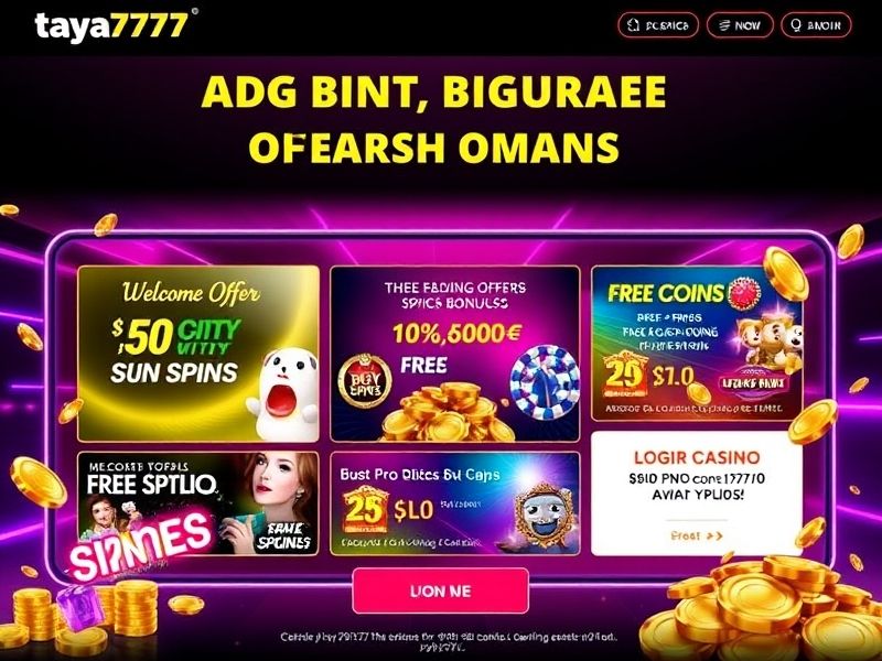 Welcome to Taya777 Login, the official site for accessing exclusive online gambling games. Discover secure logins, latest promotions, and top-rated casino experiences at taya777.com.